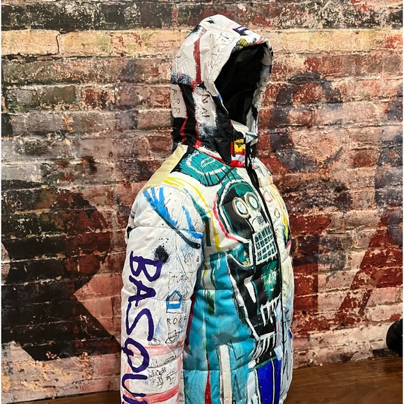 Jean Micheal Basquiat Other - NEW JEAN-MICHEL BASQUIT MEMBER ONLY PUFFER HOODED JACKET